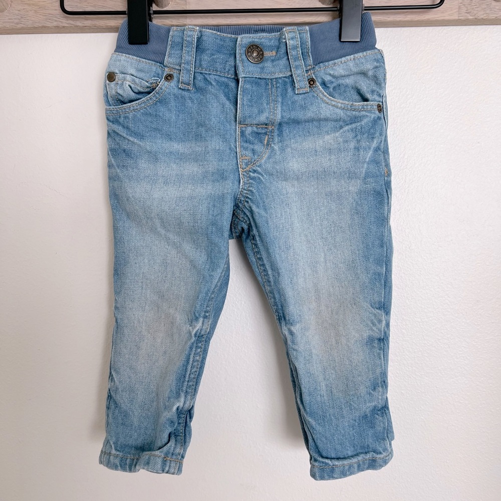 H+M Blue Denim Stretch Jeans for Baby Size 4-6M